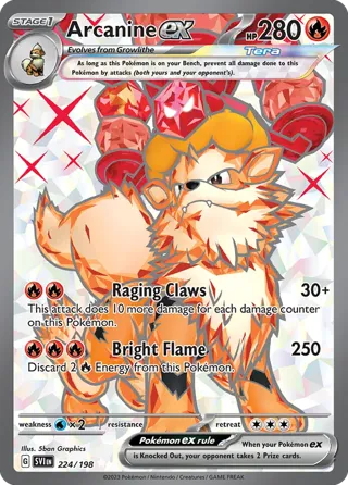 Arcanine ex - 224/198