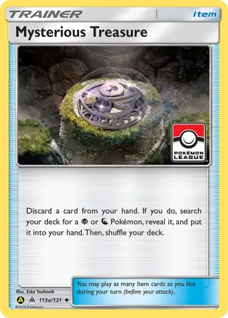 Mysterious Treasure - 113a/131 (Pokemon League)