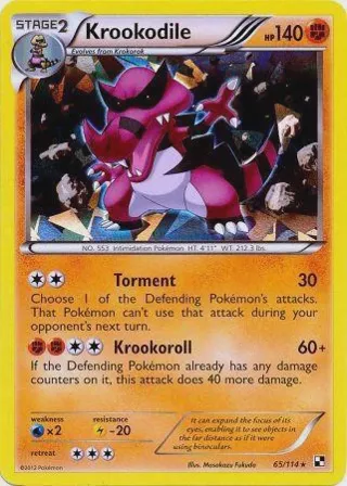 Krookodile - 65/114 (Cracked Ice Holo)