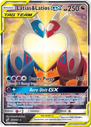 Latias & Latios GX (Alternate Full Art)