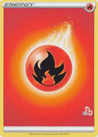 Fire Energy (#6 Cinderace Stamped)
