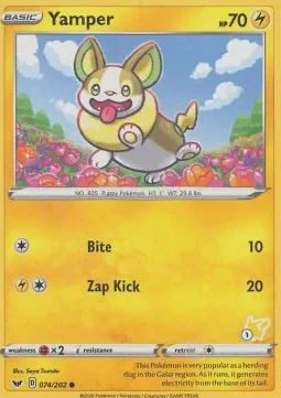 Yamper (#1 Pikachu Stamped)