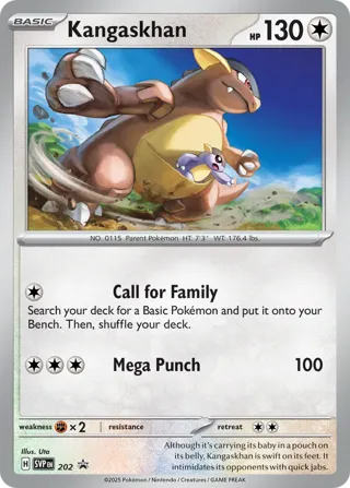 Kangaskhan - 202 (Cosmos Holo)