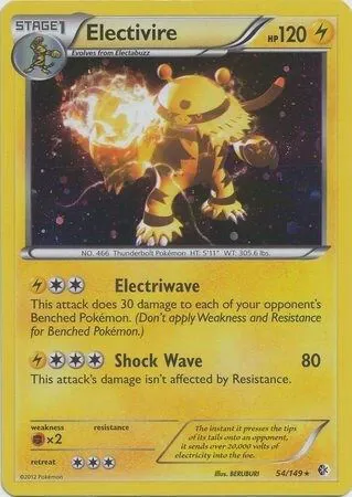 Electivire - 54/149 (Cosmos Holo)