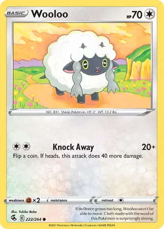 Wooloo - 222/264 (Cosmos Holo)