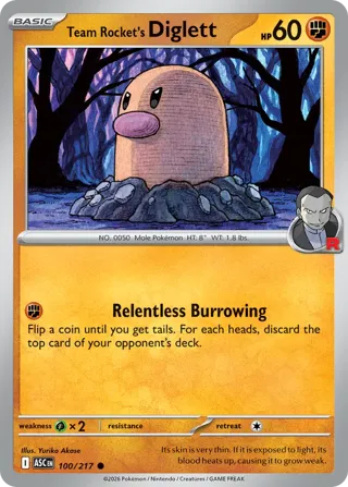 Team Rocket's Diglett (Team Rocket)