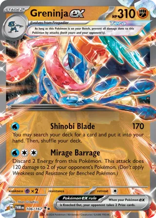 Greninja ex - 106/167