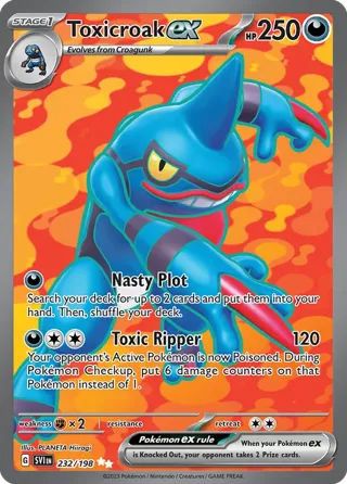 Toxicroak ex - 232/198