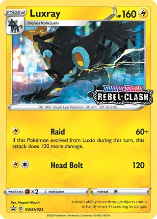 Luxray - SWSH023 (Prerelease)