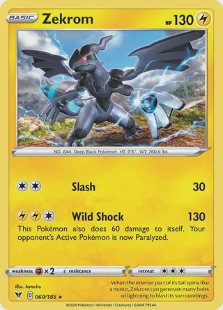 Zekrom - 060/185 (Cosmos Holo)