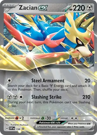 Zacian ex - 198