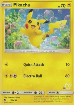 Pikachu (#30 Pikachu Stamped)