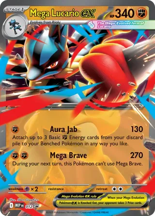 Mega Lucario ex - 012