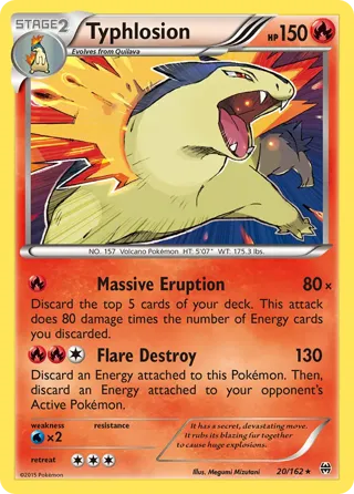 Typhlosion - 20/162 (Cosmos Holo)