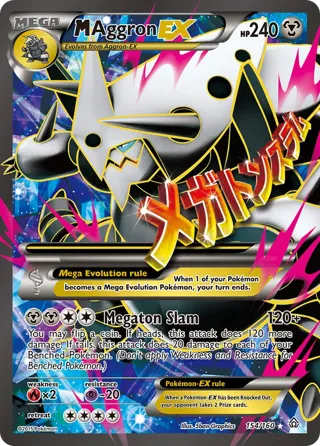 M Aggron EX (154 Full Art)