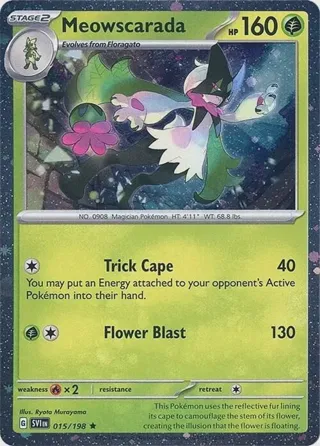 Meowscarada - 015/198 (Cosmos Holo)