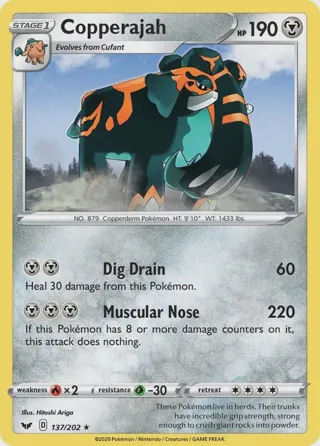 Copperajah - 137/202 (Non-Holo Gamestop Exclusive)