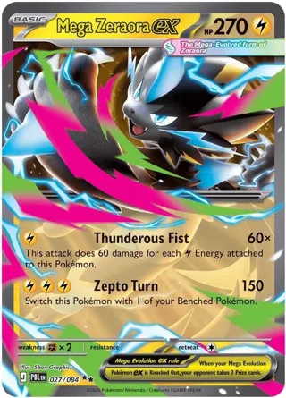 Mega Zeraora ex - 027/084