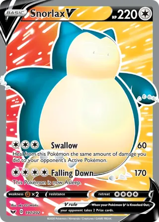Snorlax V (Full Art)