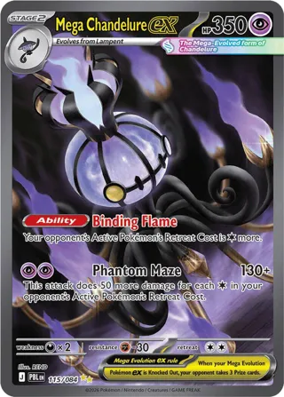Mega Chandelure ex - 115/084