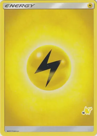 Lightning Energy (#18 Pikachu Stamped)