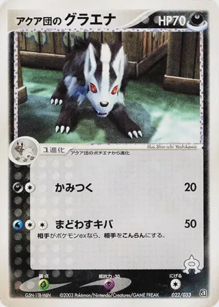Team Aqua's Mightyena - 022/033