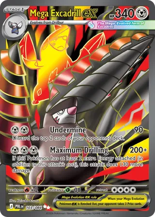 Mega Excadrill ex - 103/084