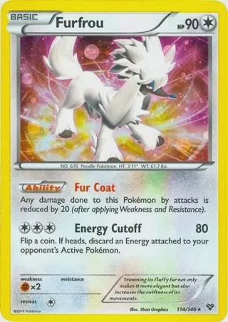 Furfrou - 114/146 (Cosmos Holo)
