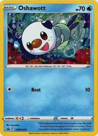 Oshawott - SWSH222 (Cosmo Holo)