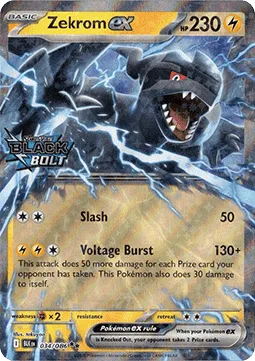 Zekrom ex (Black Bolt Stamped)