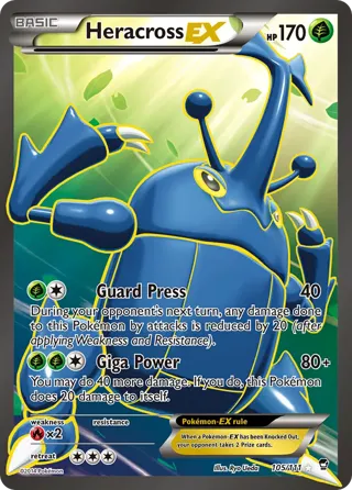 Heracross EX (105 Full Art)