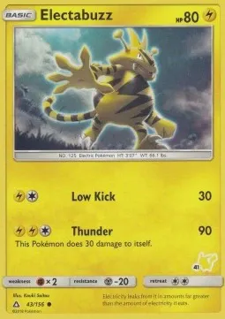 Electabuzz (#41 Pikachu Stamped)