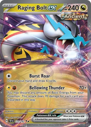 Raging Bolt ex - 123/162