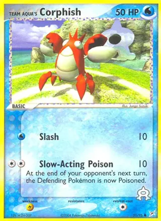 Team Aqua's Corphish - 51/95