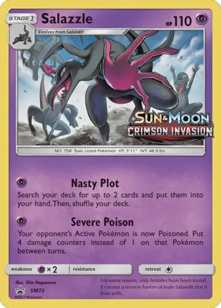 Salazzle - SM73 (Prerelease) [Staff]