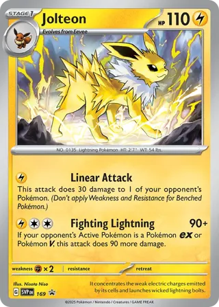 Jolteon - 169 (Cosmos Holo)