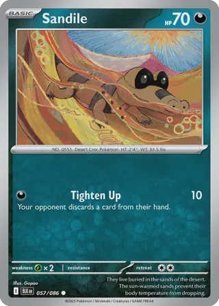Sandile (Poke Ball Pattern)