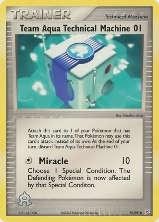 Team Aqua Technical Machine 01