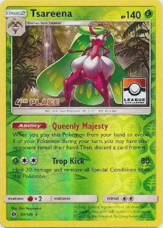 Tsareena - 20/149 (League Challenge) [4th Place]