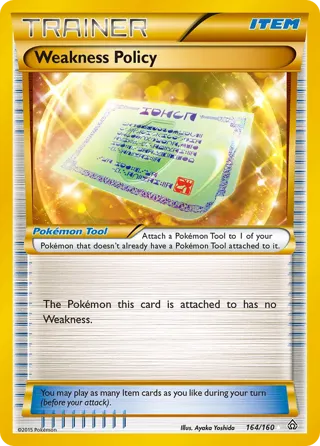Weakness Policy (164 Secret Rare)