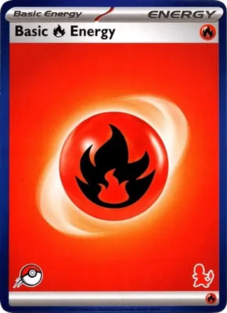 Basic Fire Energy (Blue Border)