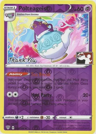 Polteageist - 83/189 (Pokemon League) [Thank You]