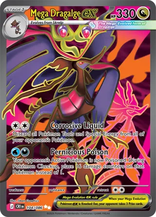 Mega Dragalge ex - 104/086