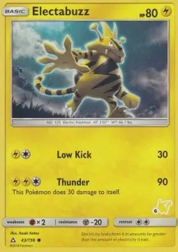 Electabuzz (#6 Pikachu Stamped)
