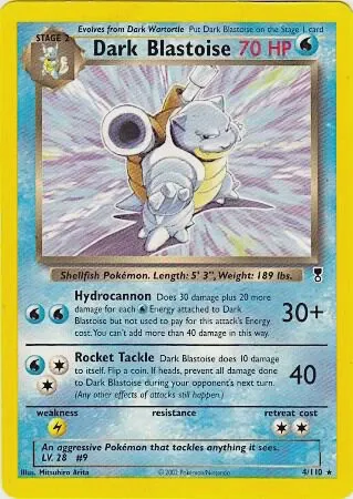 Dark Blastoise - 4/110 (WotC Legendary Collection)