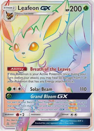 Leafeon GX (Secret Rare)