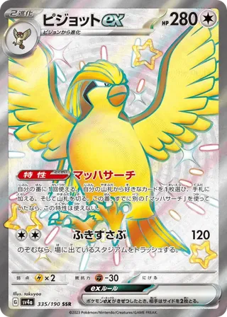 Pidgeot ex - 335/190