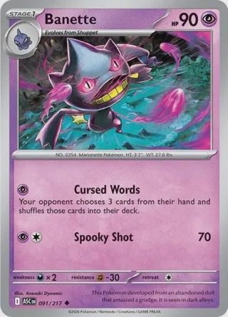 Banette - 091/217