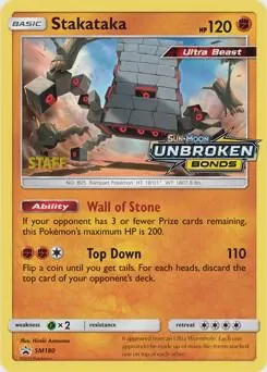 Stakataka - SM180 (Prerelease) [Staff]