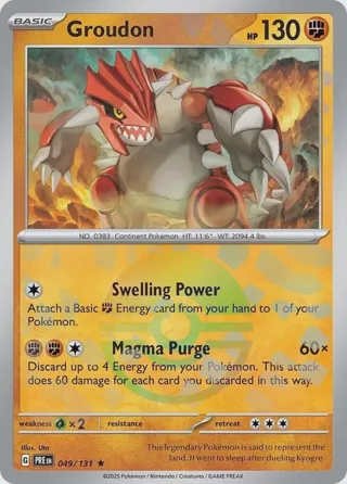 Groudon (Poke Ball Pattern)